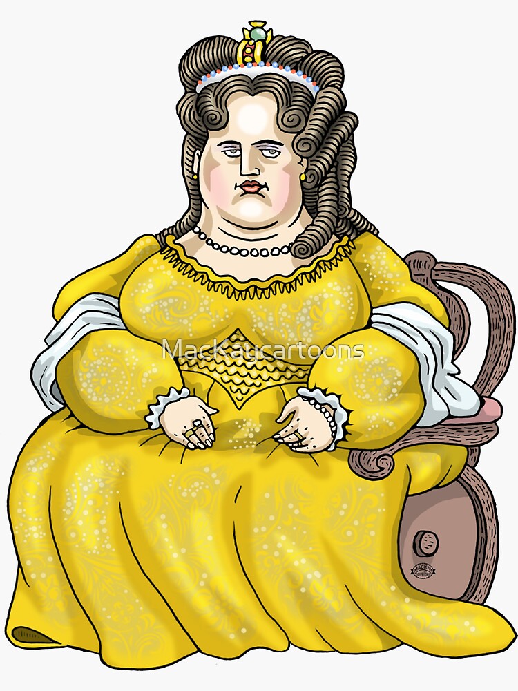 Queen Anne of England by MacKaycartoons