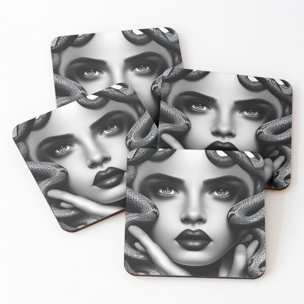 Item preview, Beautiful woman with snake abstract designed and sold by Stratomi.