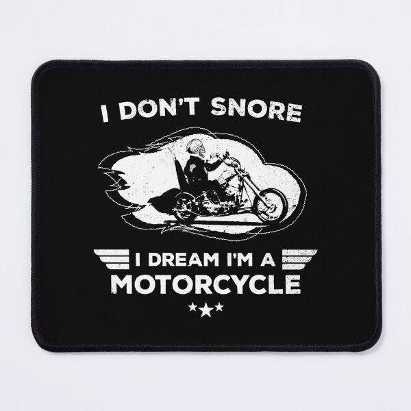 Item preview, I Don't Snore I Dream I'm A Motorcycle Funny Quote designed and sold by udesignstudio.
