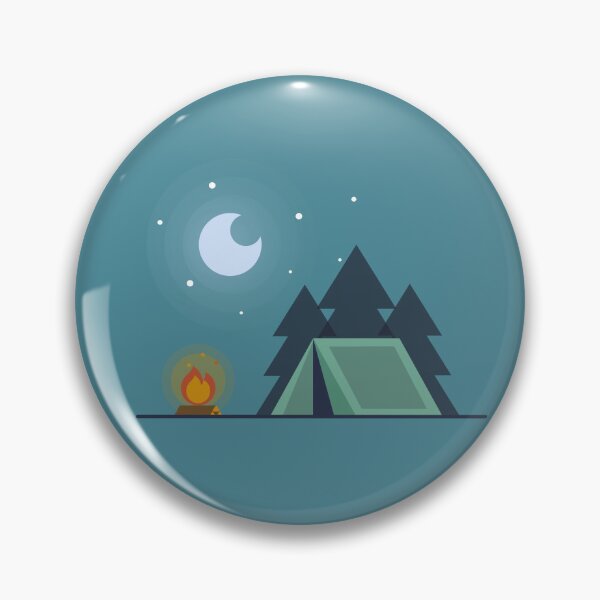 Item preview, Camping by the light of the bonfire designed and sold by lonelyPrinter.