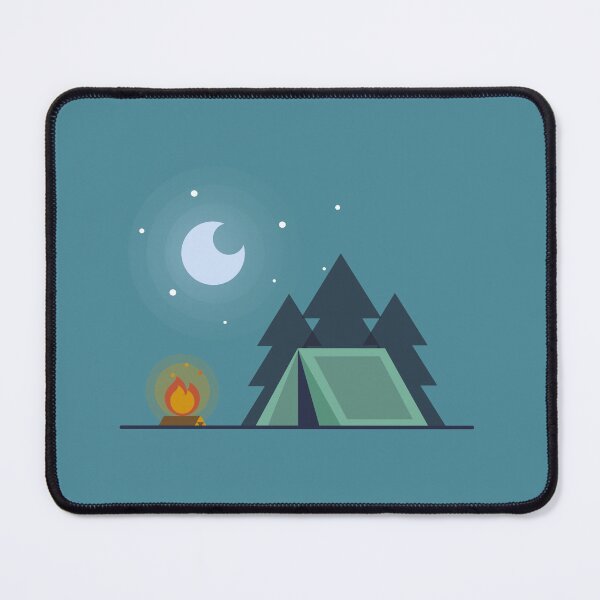 Item preview, Camping by the light of the bonfire designed and sold by lonelyPrinter.