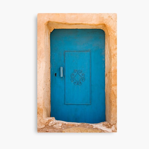 Tunisian Blue Door Canvas Print