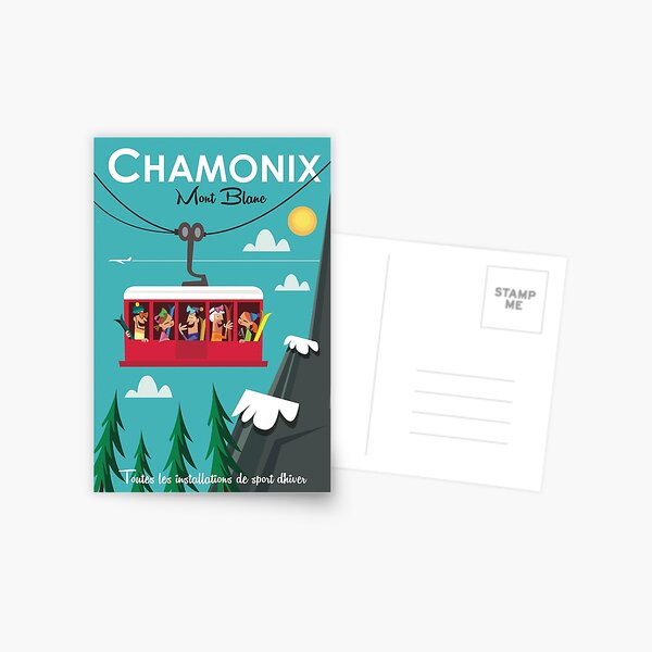 Item preview, Chamonix Mont blanc ski poster designed and sold by GAGodel.