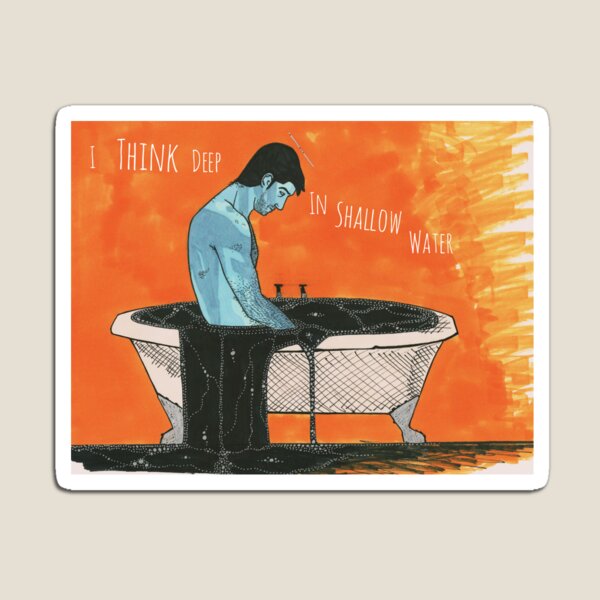 Item preview, Existentialism in the tub designed and sold by boymelancholy.