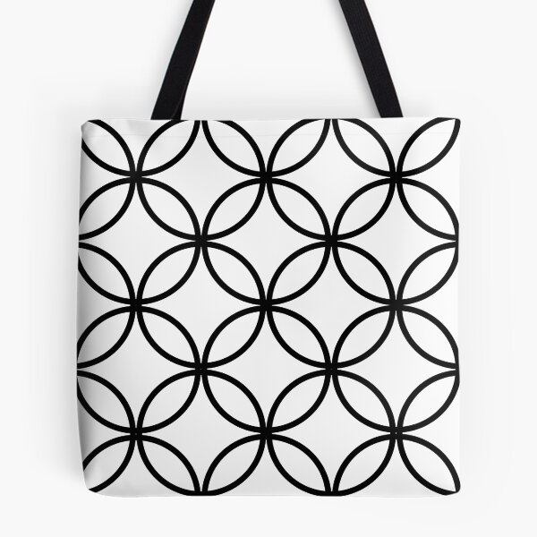 Item preview, Sacred Geometry Pattern in Black and White designed and sold by GemsAnatomy.
