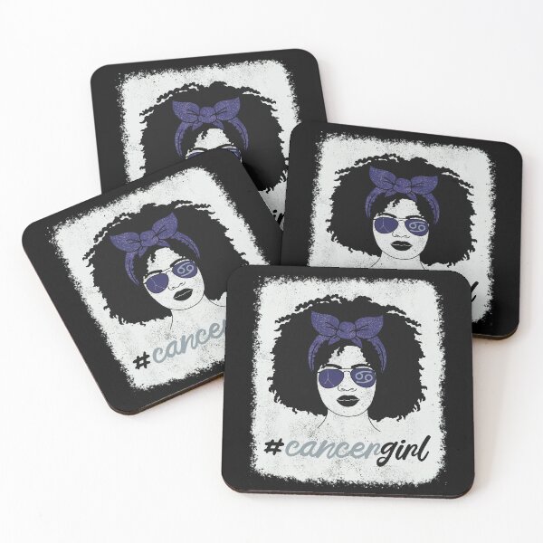 Item preview, Women Cancer Girl Zodiac July Afro African American designed and sold by JokeGysen.