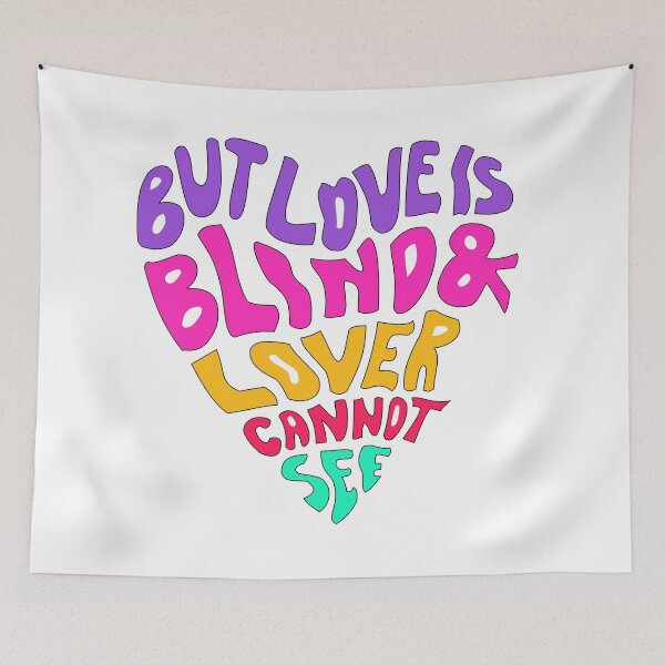 Item preview, But love is blind and lover cannot see colourful design designed and sold by ANRiel.