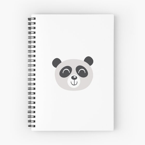 Item preview, Cute Panda Face Outline - Happy panda illustration designed and sold by The-Meraki-Man.