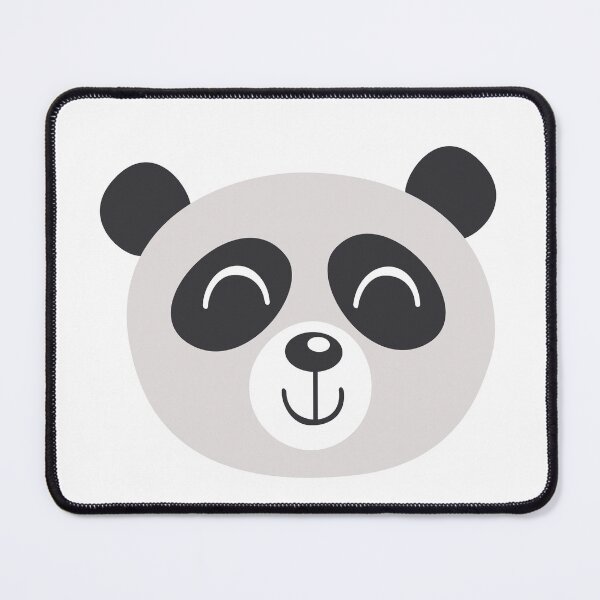Item preview, Cute Panda Face Outline - Happy panda illustration designed and sold by The-Meraki-Man.