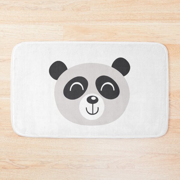 Item preview, Cute Panda Face Outline - Happy panda illustration designed and sold by The-Meraki-Man.