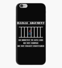 Illegal Argument - Java iPhone Case