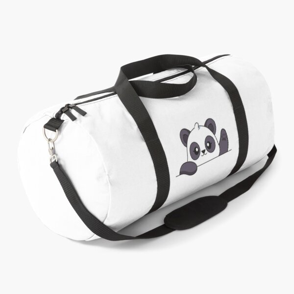 Item preview, Panda Face Outline - Happy panda waving illustration designed and sold by The-Meraki-Man.