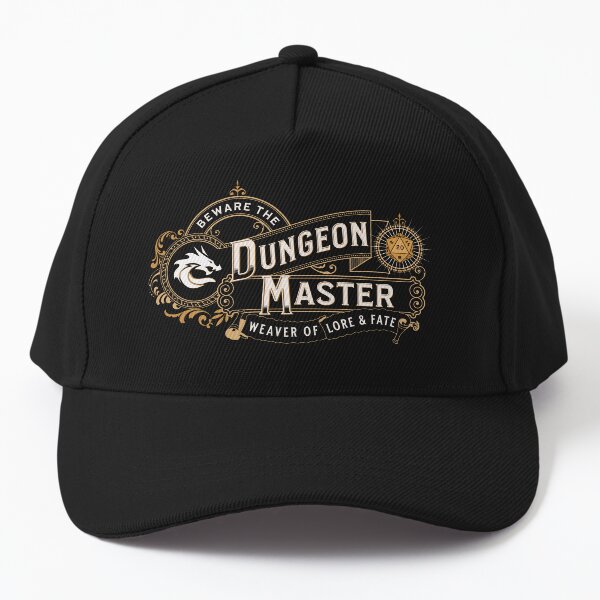 Item preview, DUNGEON MASTER: Vintage DM Game Master logo, dragon and d20 designed and sold by DungeonAtelier.