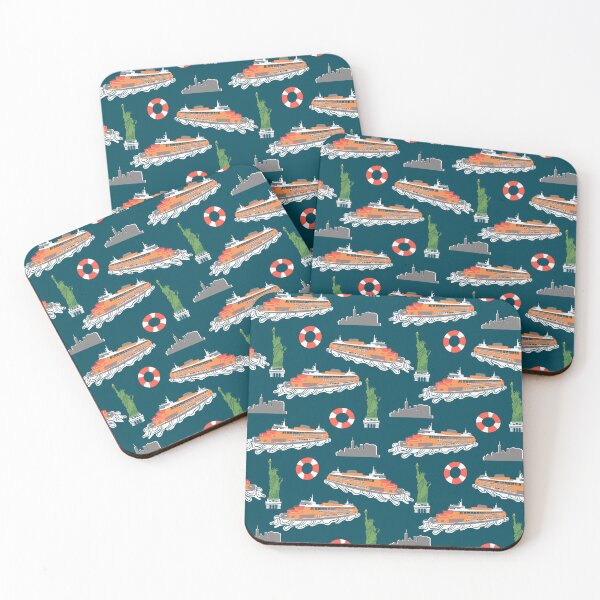 Item preview, Staten Island Ferry in Navy designed and sold by Katsillustration.