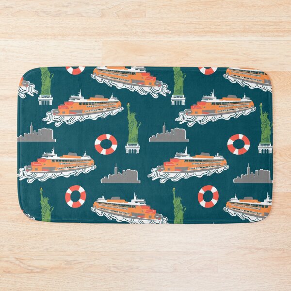 Item preview, Staten Island Ferry in Navy designed and sold by Katsillustration.