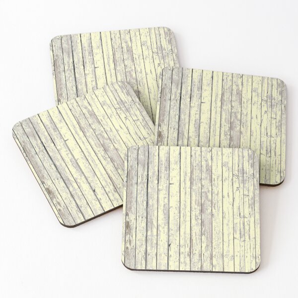 Item preview, Shabby Chic Barn Wood Summer lemon chiffon yellow designed and sold by LEILA ART SPACE.