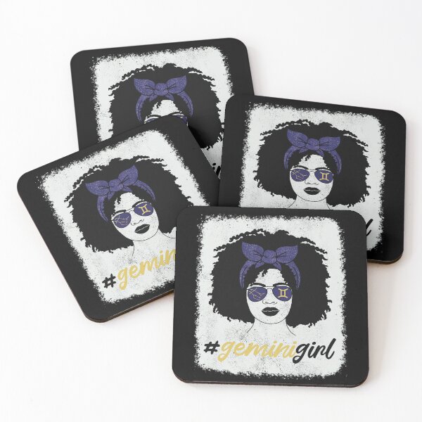 Item preview, Women Gemini Girl Zodiac June Afro African American designed and sold by JokeGysen.
