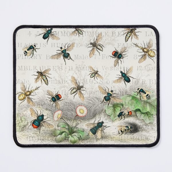 Item preview, Bee Honey Worker Queen Nature Antique Illustration designed and sold by antiqueart.