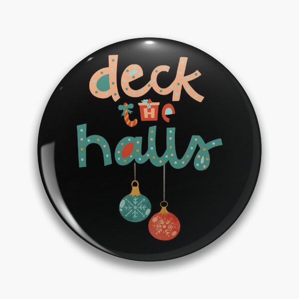 Item preview, deck the halls, christmas baubles, yuletide season, decorating the tree, happy holidays designed and sold by allycat57.