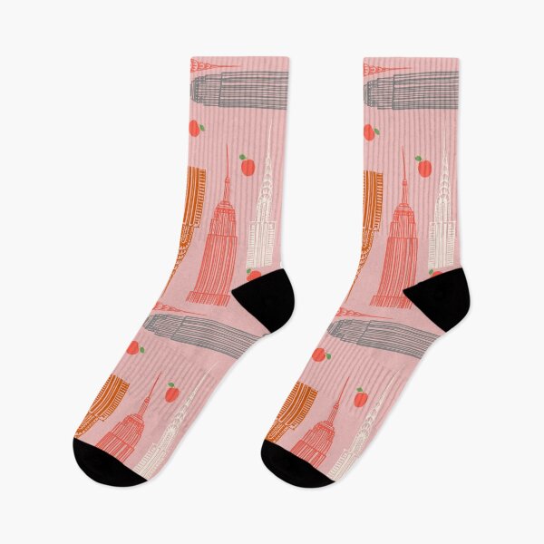 Item preview, Skyscrapers in Pink designed and sold by Katsillustration.