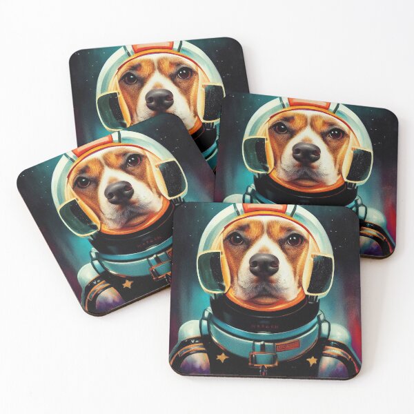 Item preview, astronaut dog  designed and sold by sosdesignn.