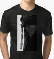 Always with my mala beads. Tri-blend T-Shirt