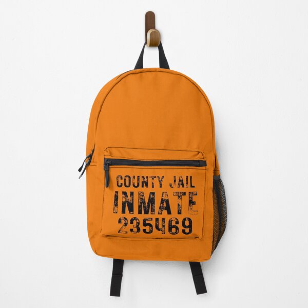 Item preview, Prisoner Costume County Jail Inmate Funny Orange Halloween designed and sold by WildAuraArt.