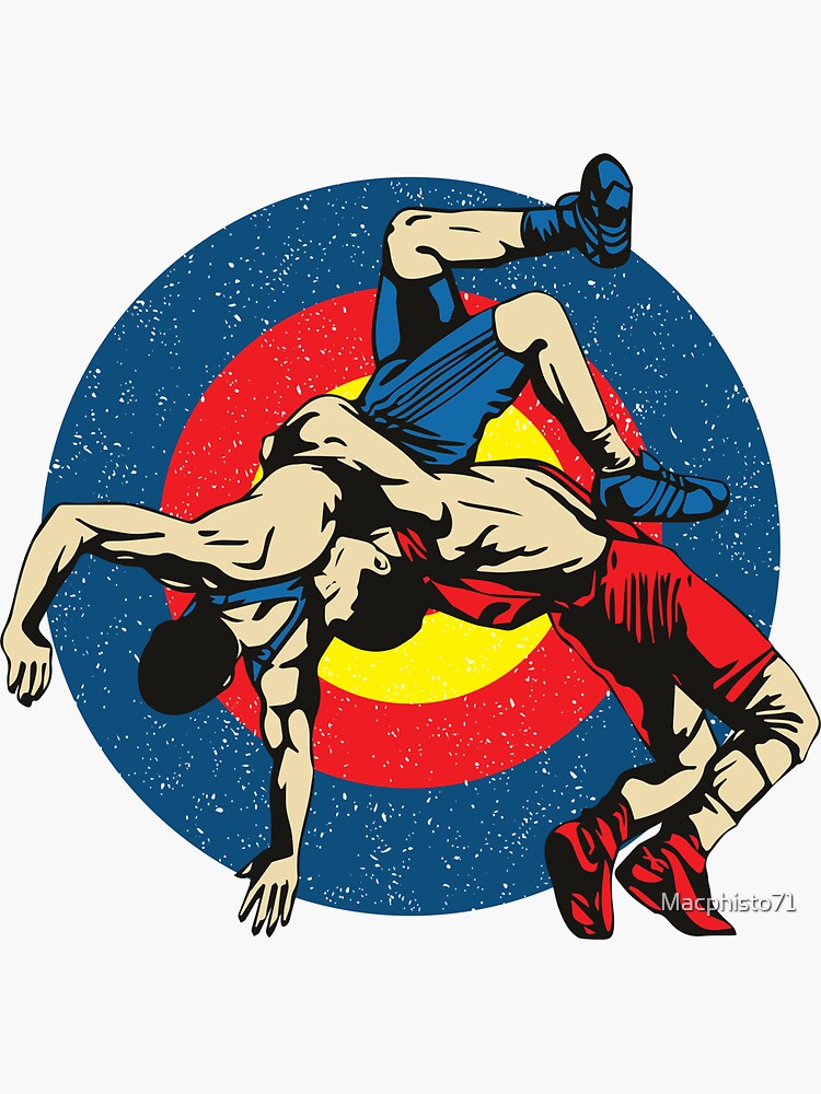 Wrestling Stickers Stock Illustration - Download Image Now - Art, Art And  Craft, Athlete - iStock