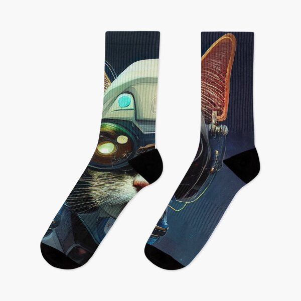 Item preview,  Technology Digitalized Cat Sticker designed and sold by TheCreativeFab.