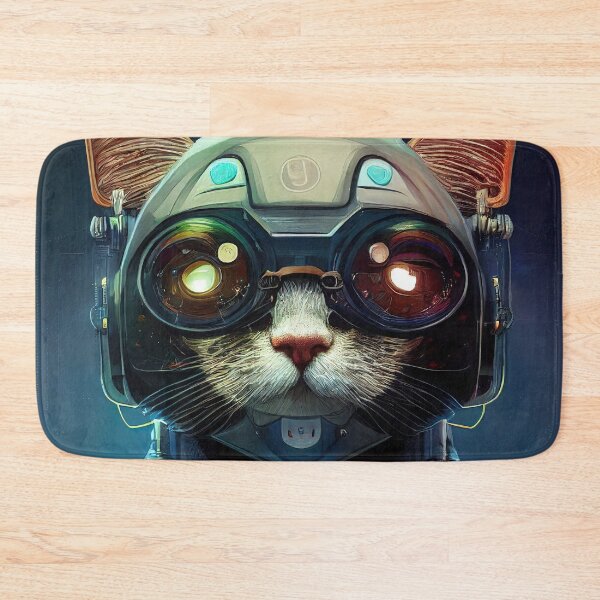 Item preview,  Technology Digitalized Cat Sticker designed and sold by TheCreativeFab.