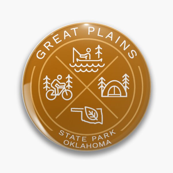 Item preview, Great Plains State Park OK Heraldic Logo designed and sold by VanyaKar.