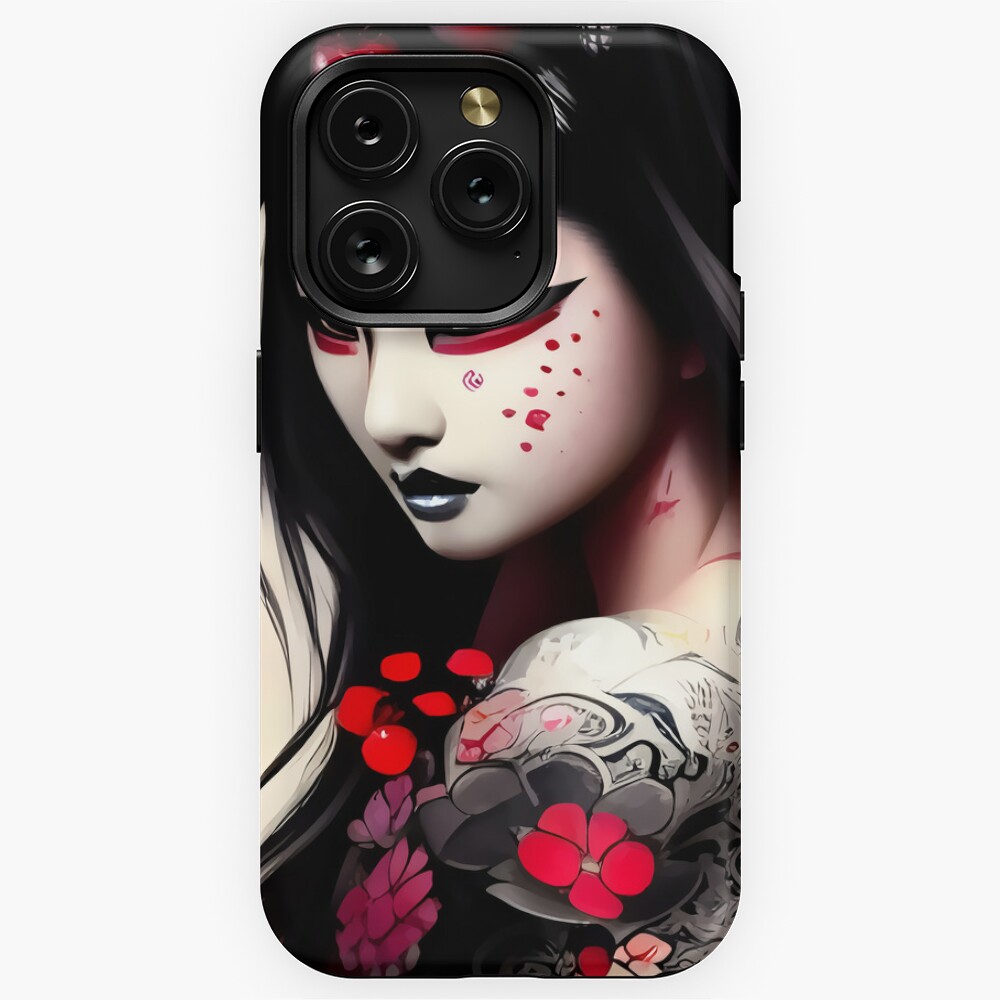 Japanese Fashion Art Kimono Tattoo Cover Phone Case For iPhone 15 14 13 12  11 Pro 7 X 8 6S Plus XS MAX + XR Print Mini SE 5S - AliExpress