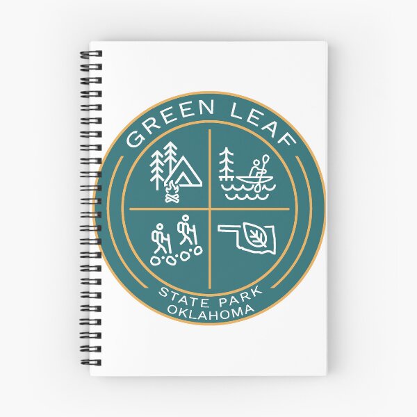 Item preview, Green Leaf State Park OK Heraldic Logo designed and sold by VanyaKar.