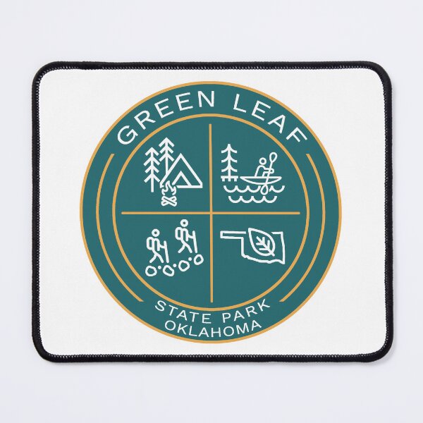 Item preview, Green Leaf State Park OK Heraldic Logo designed and sold by VanyaKar.