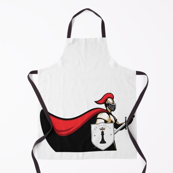 Item preview, The red and gold knight with Her Majesty's coat of arms designed and sold by Silva-Sol.