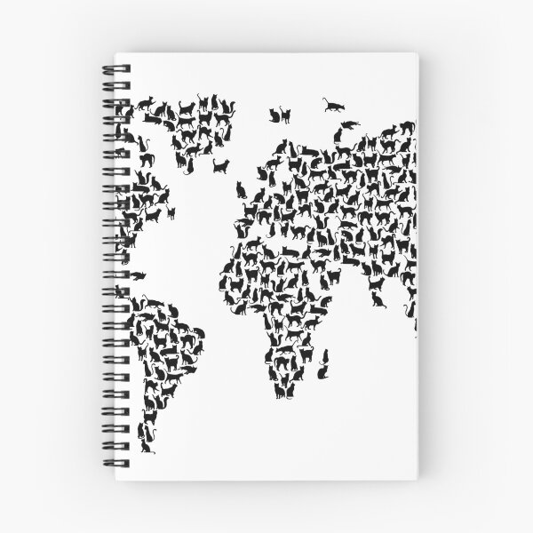 Item preview, Cats Map of the World Map designed and sold by ArtPrints.