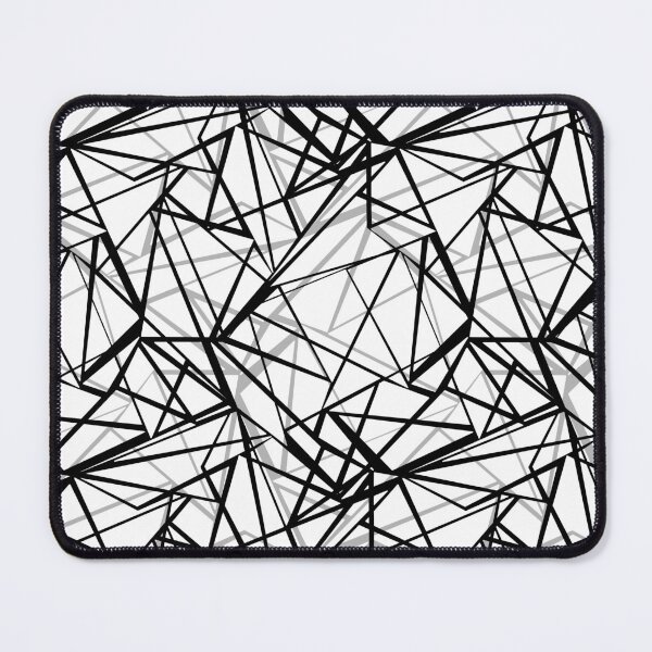 Item preview, Black and white abstract geometric pattern . designed and sold by fuzzyfox.