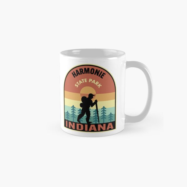Artikel-Vorschau von Harmonie State Park Indiana Retro Hiking, designt und verkauft von HalpinDesign.