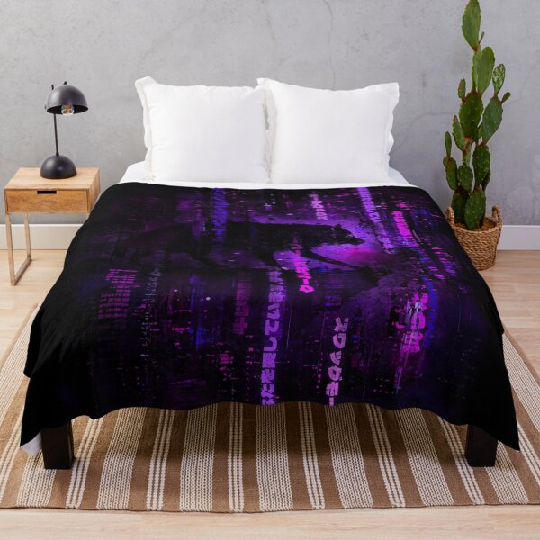 Item preview, Scifi Night Wolf - Cyberpunk Neon Tokyo Dreams designed and sold by Area31Studios.