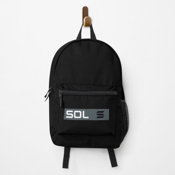 Item preview, Solana SOL Crypto Altcoin - Simple and Minimal Grey Design Version 2 designed and sold by CryptoMoods.