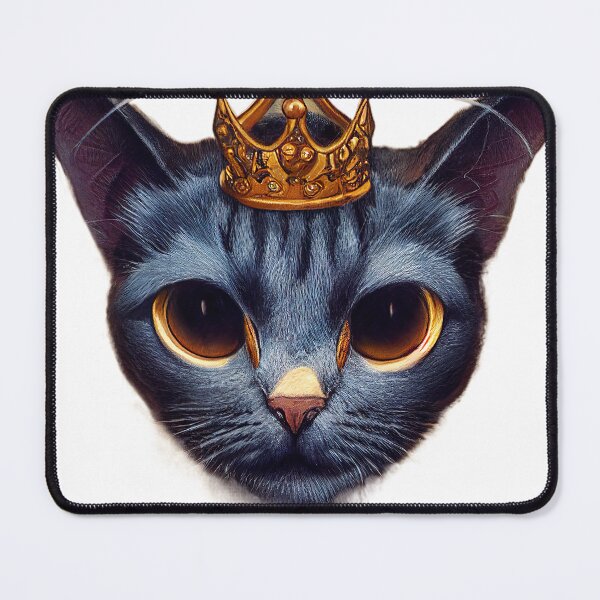 Item preview, Elegant Cat with a Crown Sticker designed and sold by TheCreativeFab.
