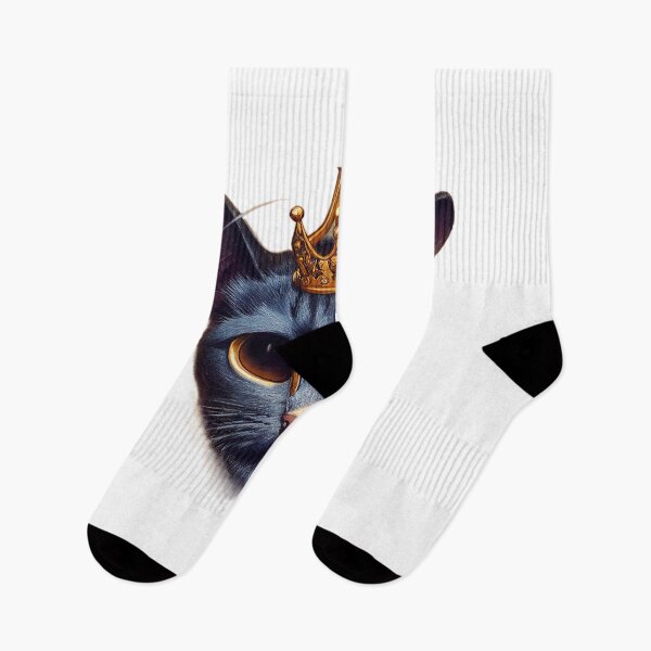 Item preview, Elegant Cat with a Crown Sticker designed and sold by TheCreativeFab.