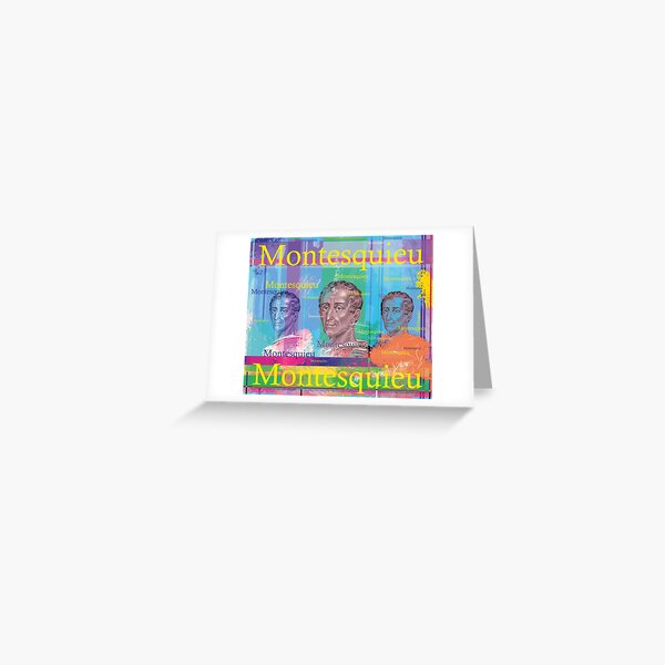 Item preview, Montesquieu portrait, French writer philosopher designed and sold by Mauswohn.