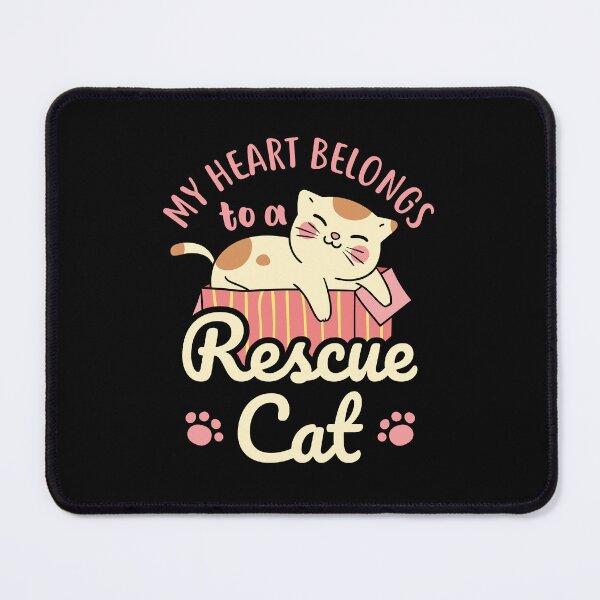 Item preview, My Heart Belongs to a Rescue Cat designed and sold by jaygo.
