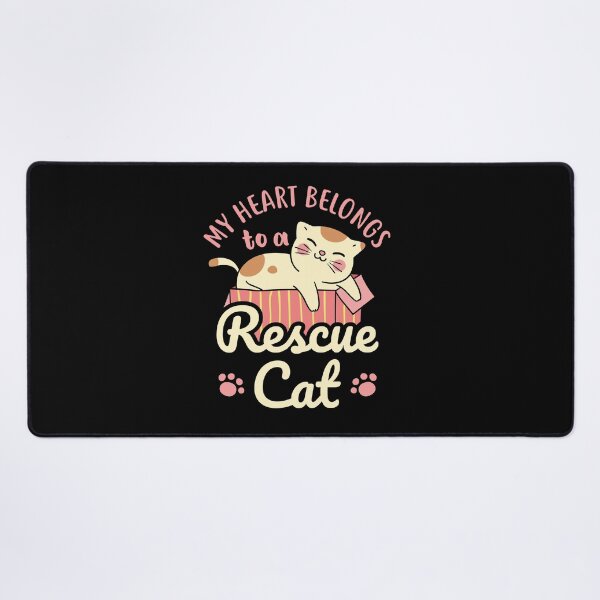 Item preview, My Heart Belongs to a Rescue Cat designed and sold by jaygo.