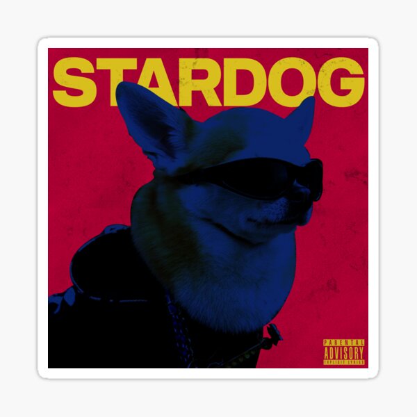 "stardog" Sticker for Sale by ZayeC1 | Redbubble