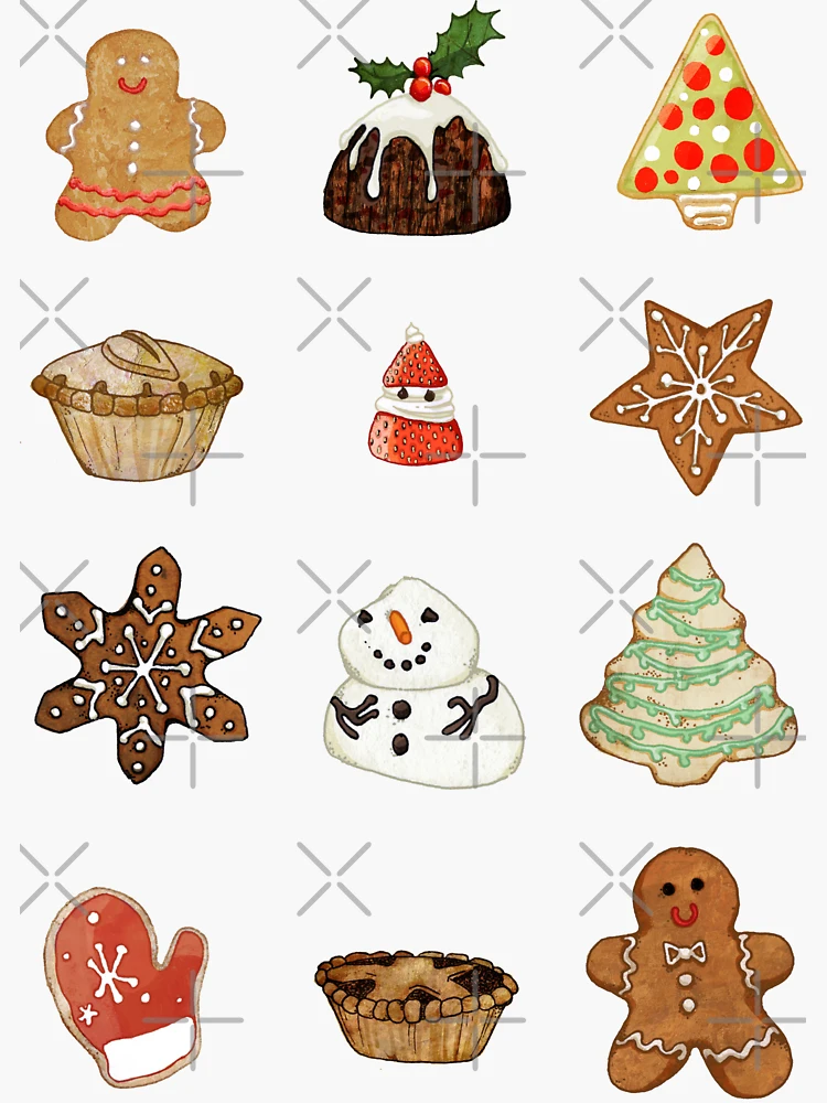 A Sweet Treat Christmas Stickers