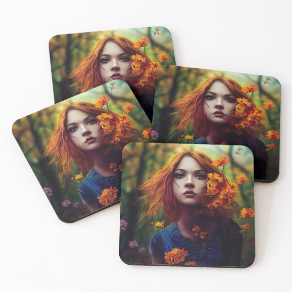 Item preview, Flower Girl E designed and sold by ToastyBorealis.