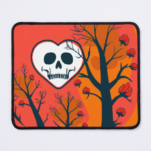 Item preview, Autumn mood with skull and crossbones heart designed and sold by cutenevil.