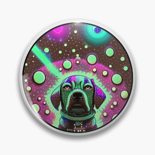 Item preview, Psychedelic Dalmatian, Dog in Space, Guaranteed best gift for all dog lovers designed and sold by Galactic Fur Baby Federation.
